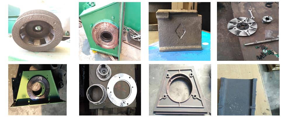 shot blasting machine spare parts