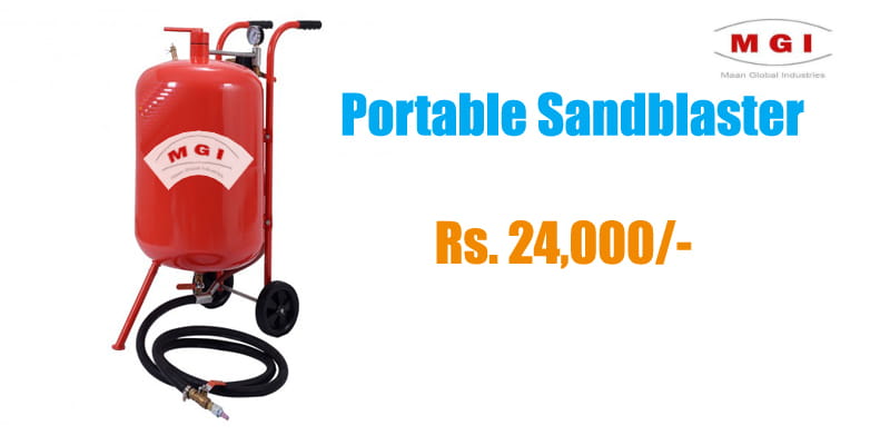 portable sandblaster sale india