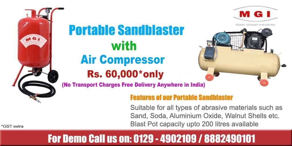 portable sand blasting machine